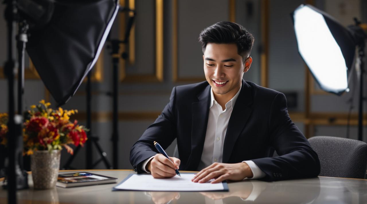 肉视频签约新生代演员陈晓宇，共同开启全新合作篇章